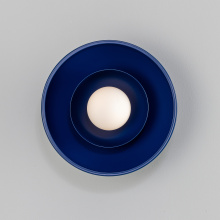 Mullan Lighting MLWL448PCMSBOP - Marrakesh Wall Light | Sapphire Blue | Opal